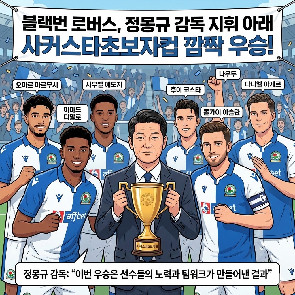 블랙번, 정몽규 매직! 초보자컵 깜짝 우승